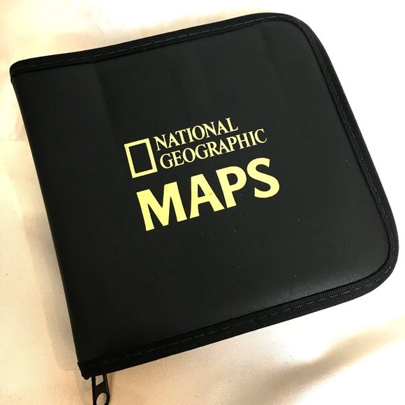 National Geographic 95/98 CD-ROM Maps & Case VTG - Picture 1 of 6
